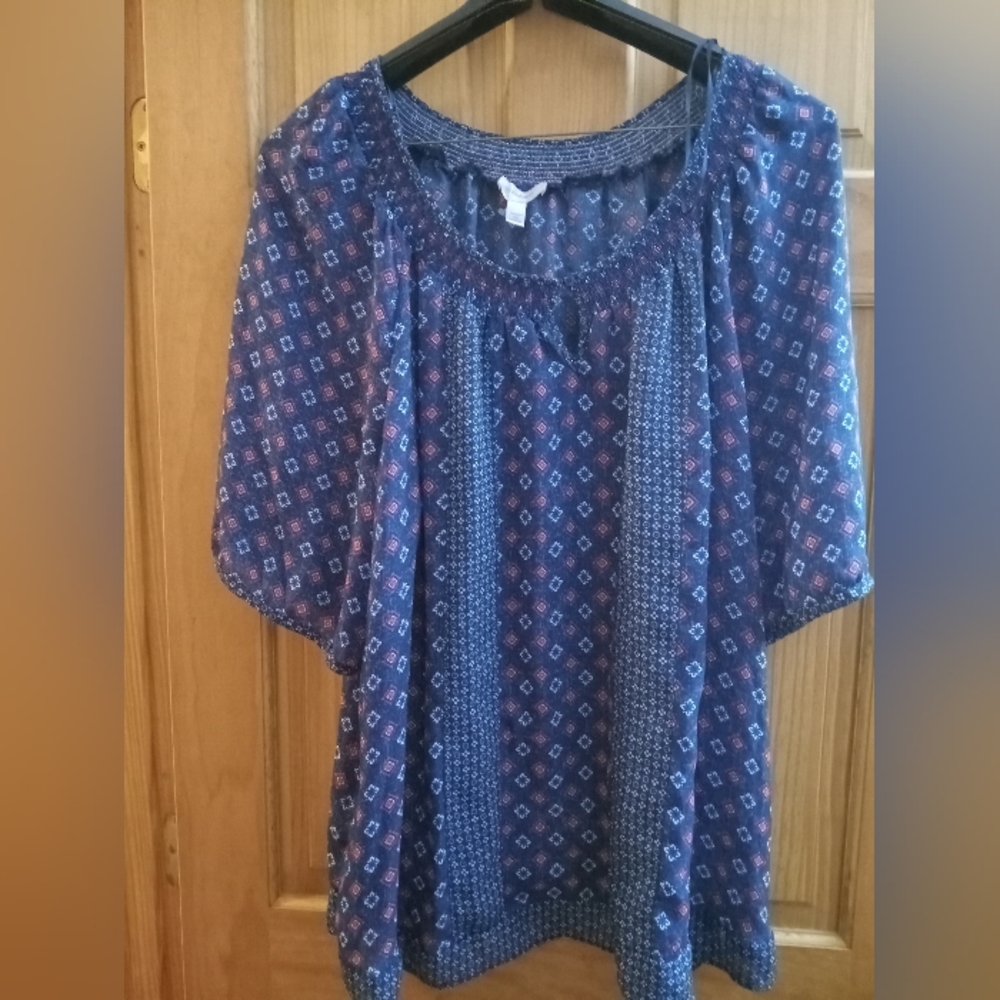 Geometric print tunic - Picture 1 of 2